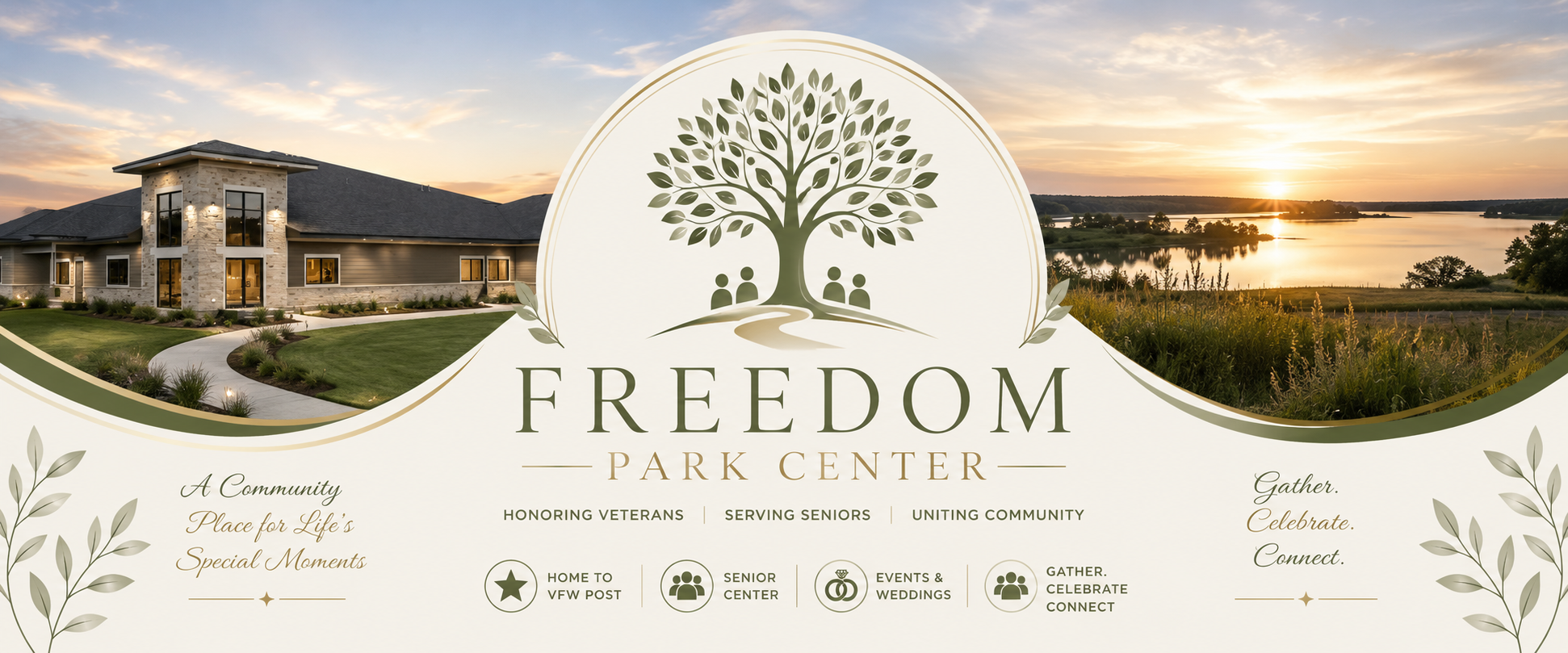 Freedom Park Center — a community place for life’s special moments.